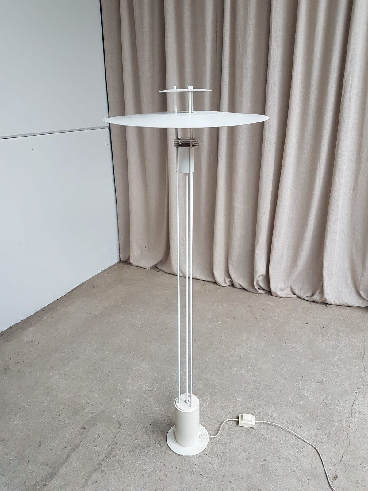 Vtg Late Mid Century Benny Frandsen Modernist Floor Lamp Danish Scandi #423 photo Lighting