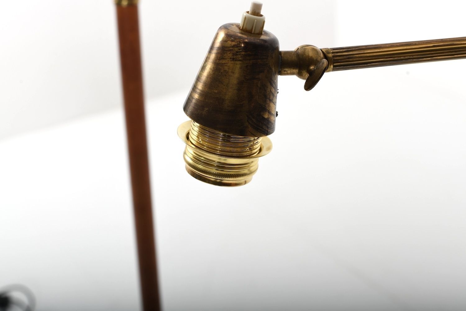 photo for sale Pair Of 1940s 50s Floorlamps By Lysberg, Hansen & Terp.