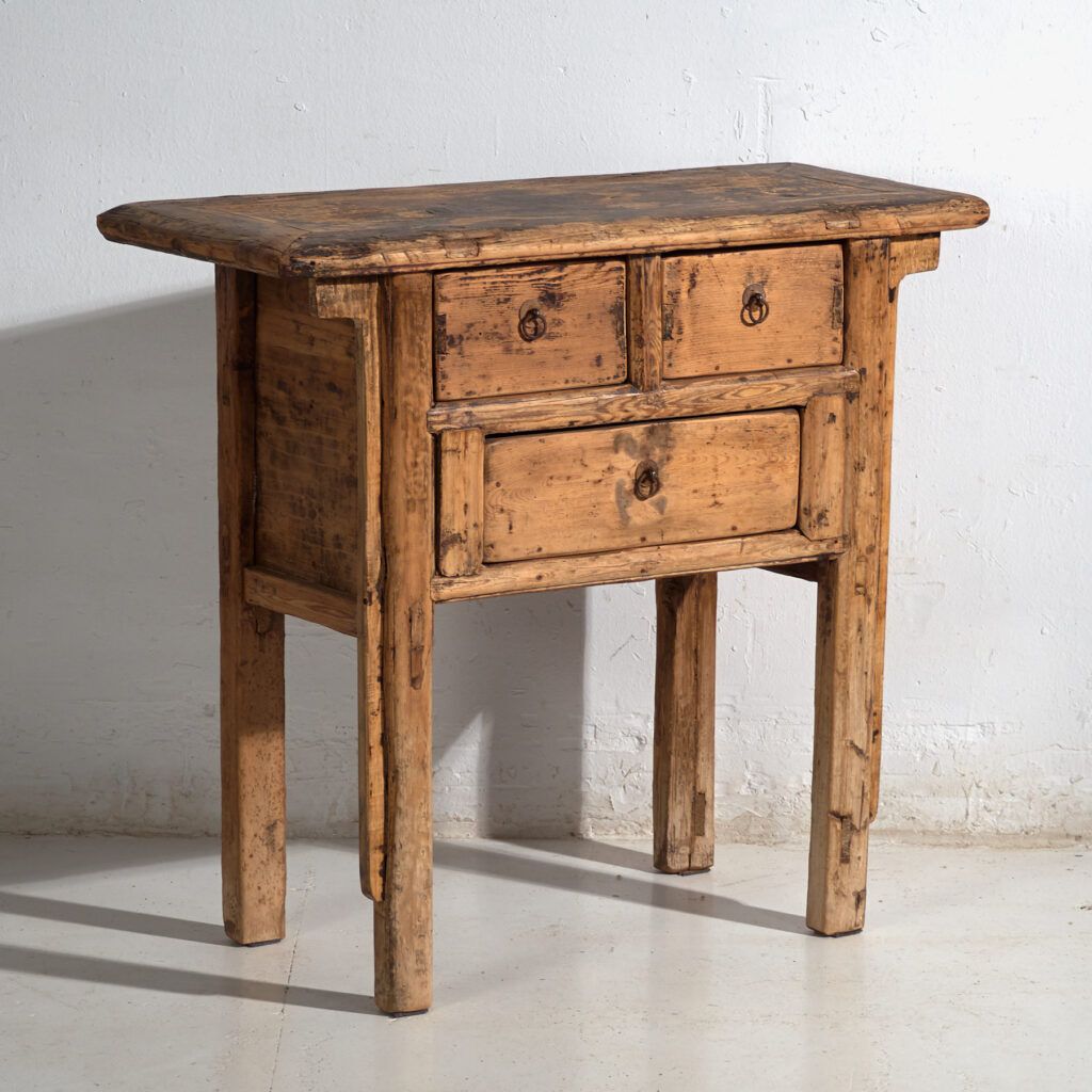 Shanxi Console Table In Fir With Dark Patina – China, Circa 1930