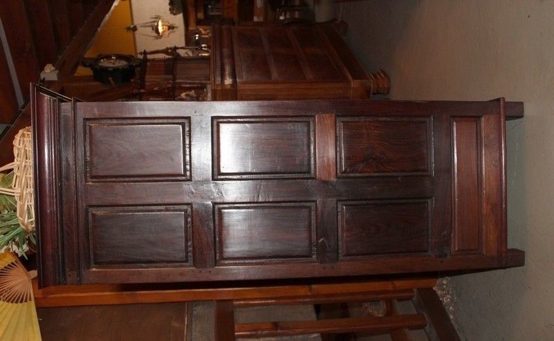 Louis XIV Cabinet In Rosewood 19th photo for sale