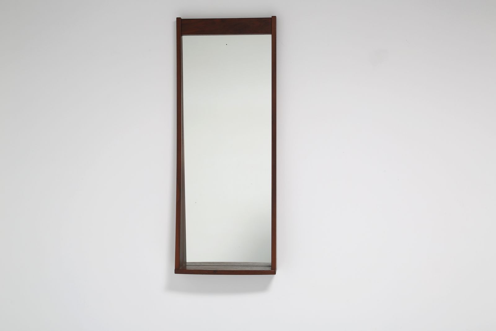 photo furniture Vintage Danish Modern Rosewood Mirror, Attributed To Aksel Kjersgaard, 1960s.
