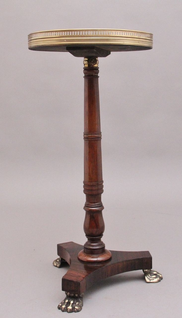 19th Century Antique Rosewood Telescopic Occasional Table photo for sale
