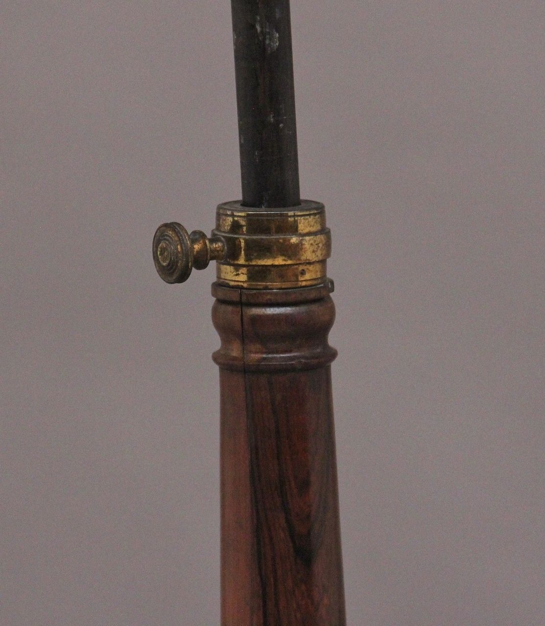 Furniture 19th Century Antique Rosewood Telescopic Occasional Table photo