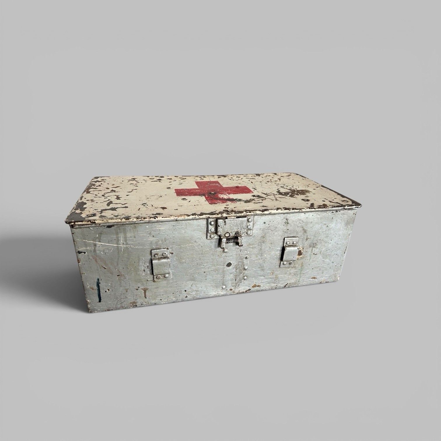 photo for sale Vintage Military First Aid Box Wall Mounted Medical Cabinet