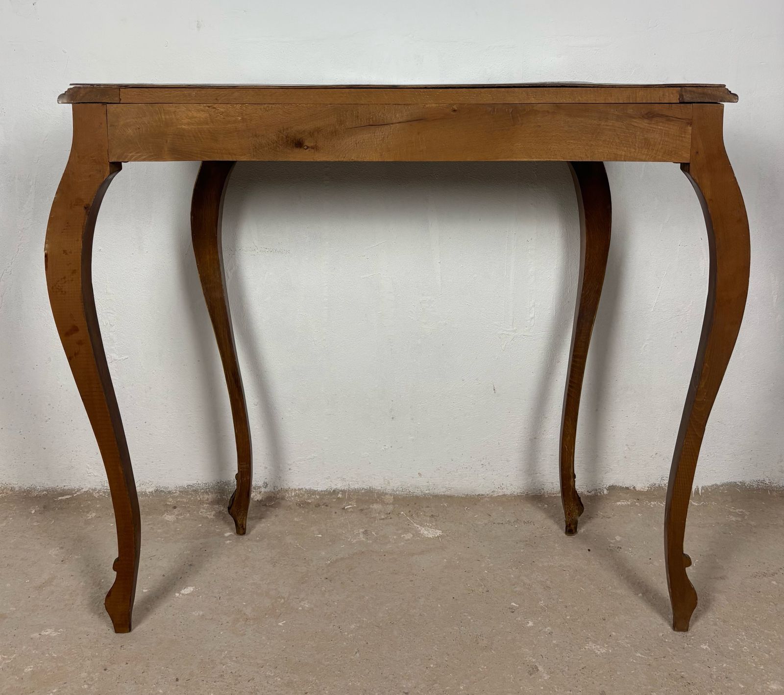 1870.0 French Louis XV Style Walnut Console Table, 1930s photo