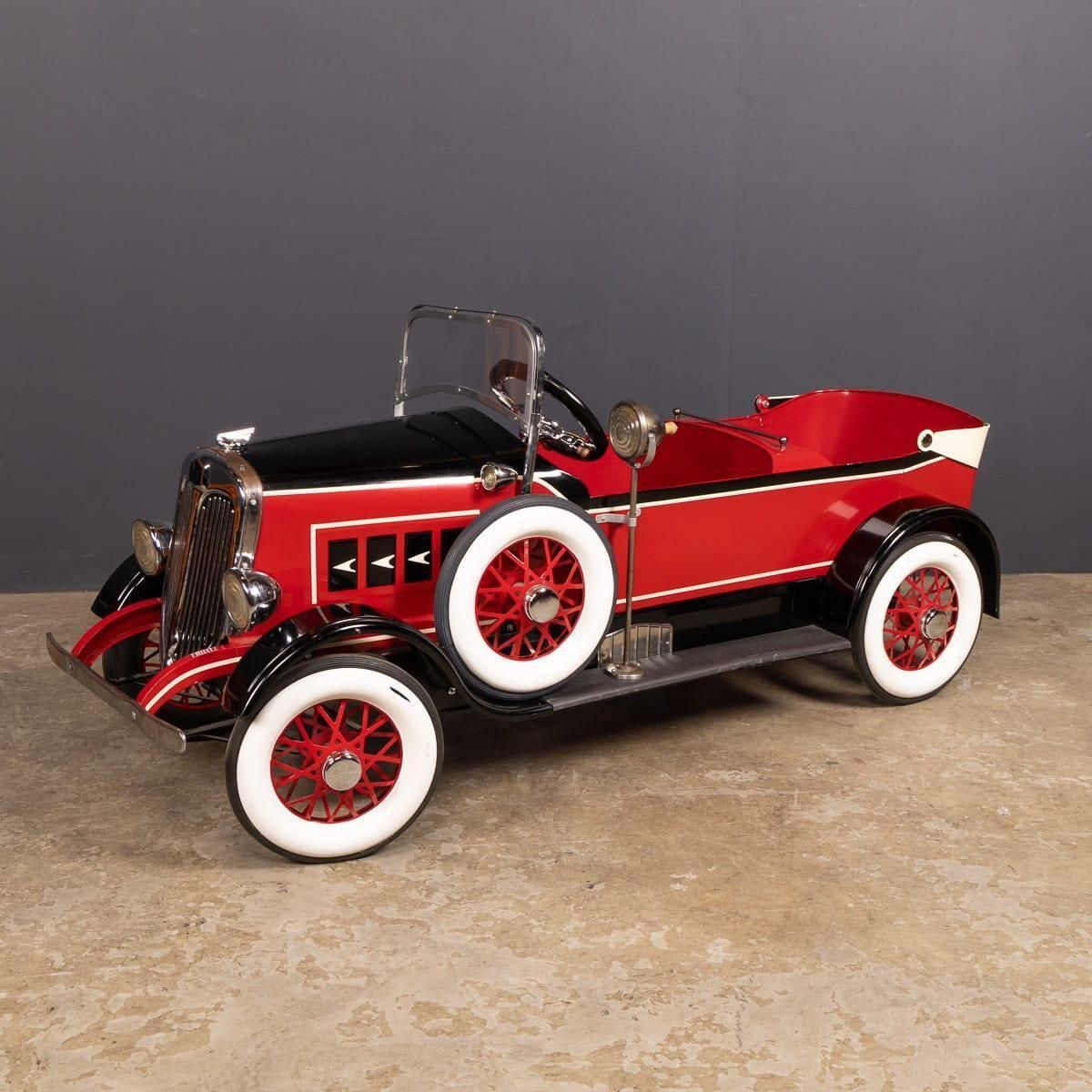 Vintage 20th Century Rare American Packard Two Seat Pedal Car photo furniture