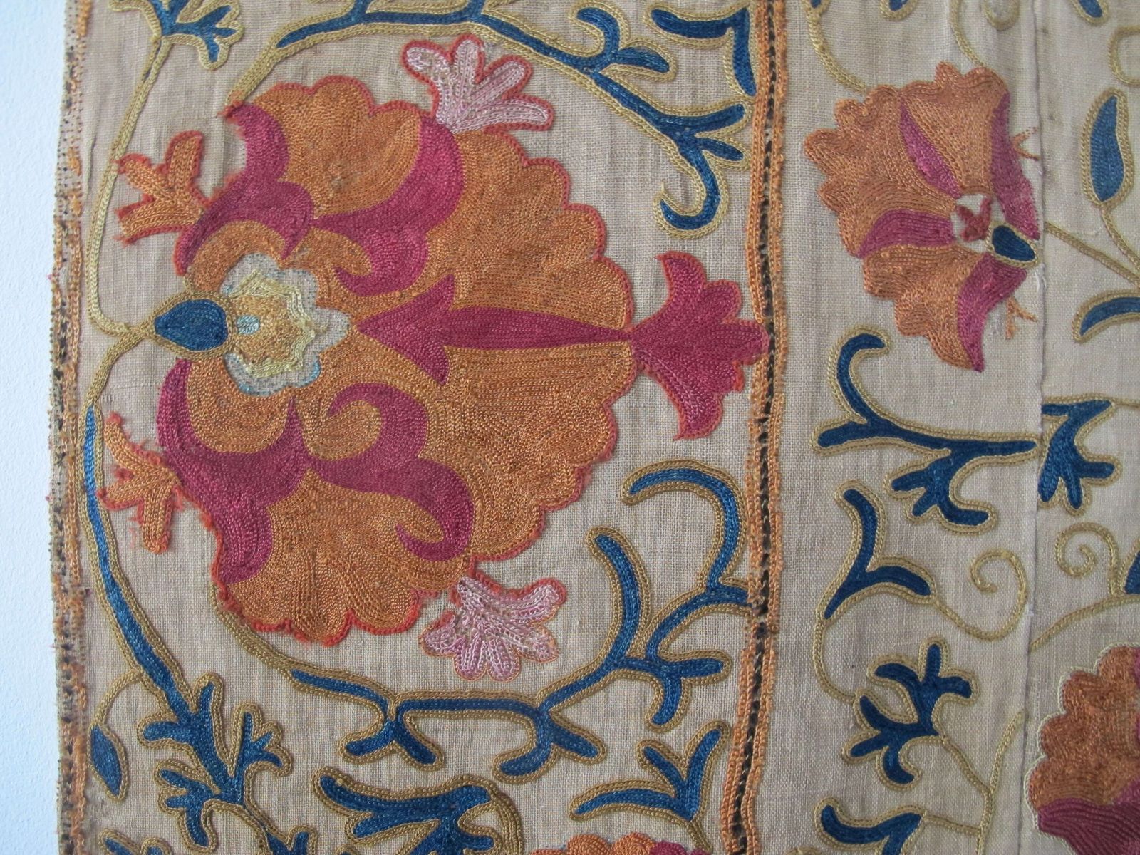 Bokhara Suzani, Oezbekistan, ca. 1850, 1,80m x 1,24m photo vintage