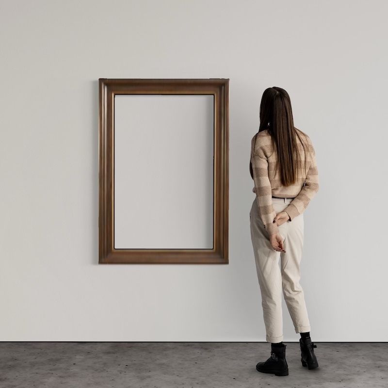 20e-eeuwse Nederlandse houten lijst photo furniture