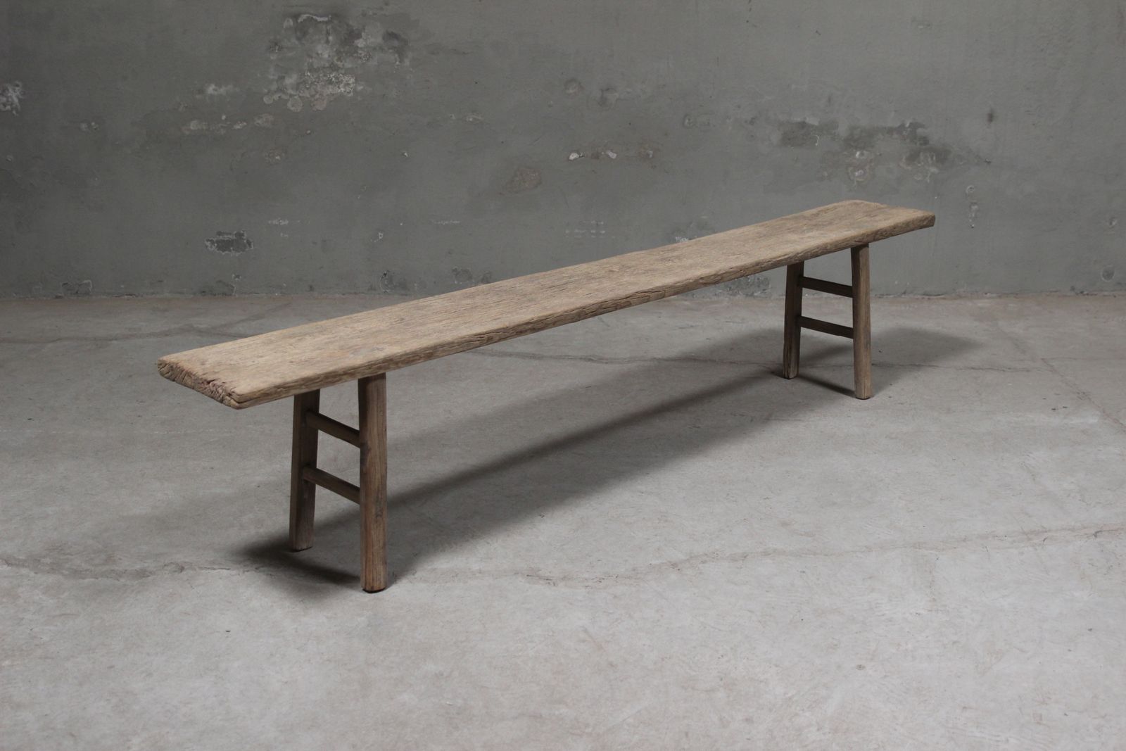 Celeste Vintage Elm Bench photo for sale