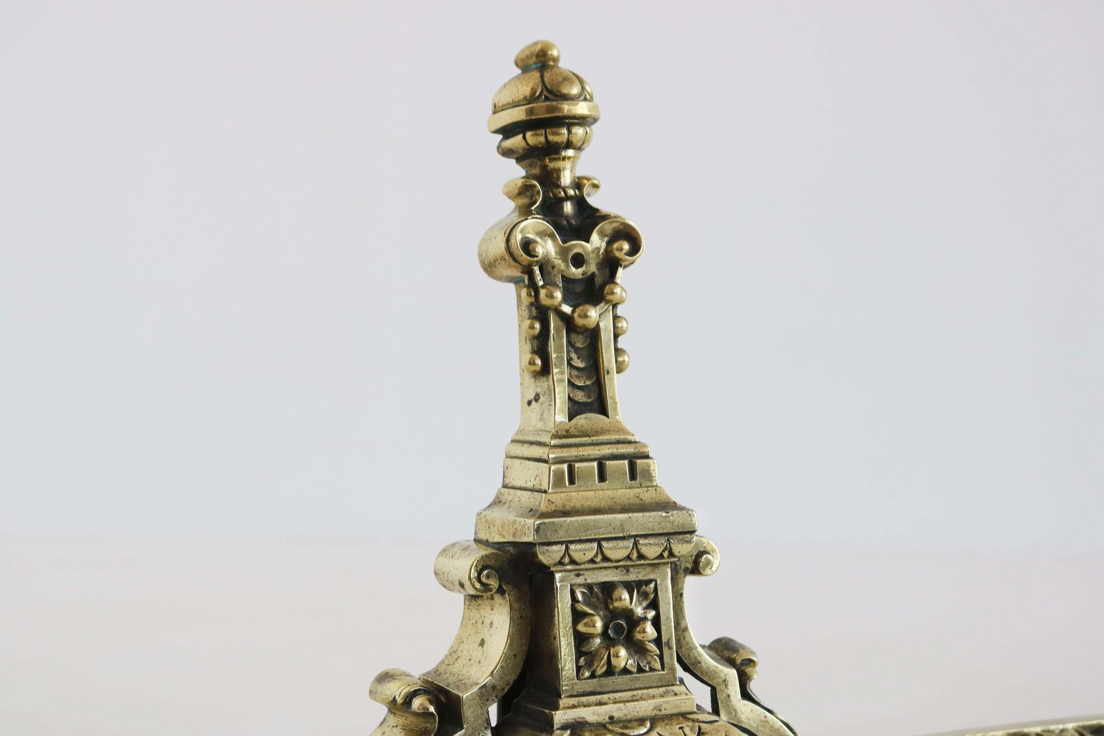 Pare-feu de cheminée d'époque XIXe siècle, de style Louis XVI, en bronze ajustable photo furniture