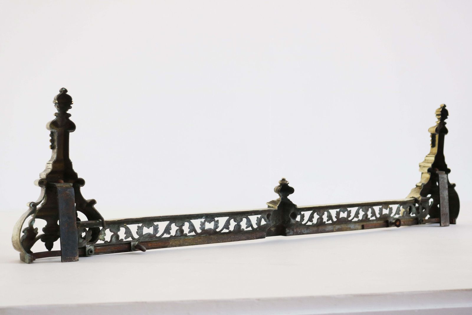 Pare-feu de cheminée d'époque XIXe siècle, de style Louis XVI, en bronze ajustable photo buy