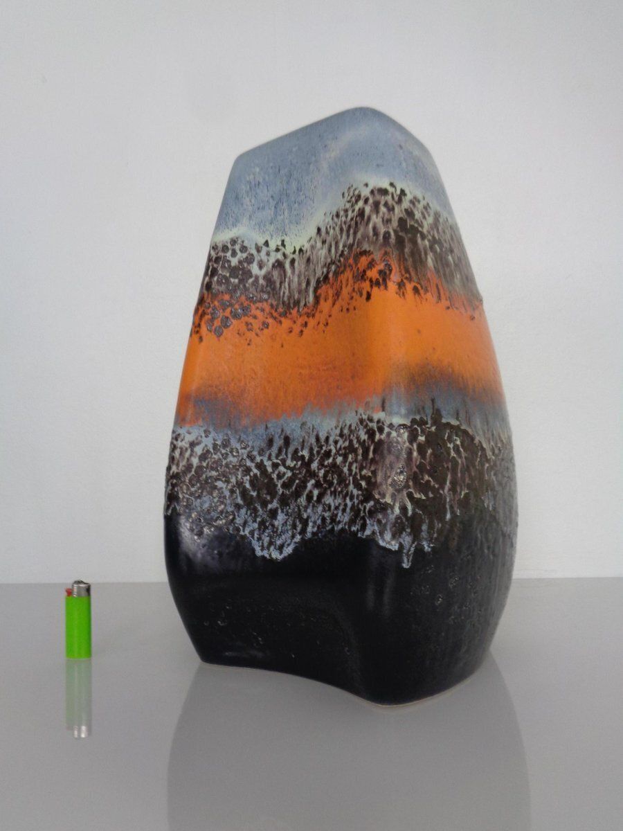 Large Relief 20/40 Ceramic Vase From Dümler & Breiden, Germany, 1970s photo furniture