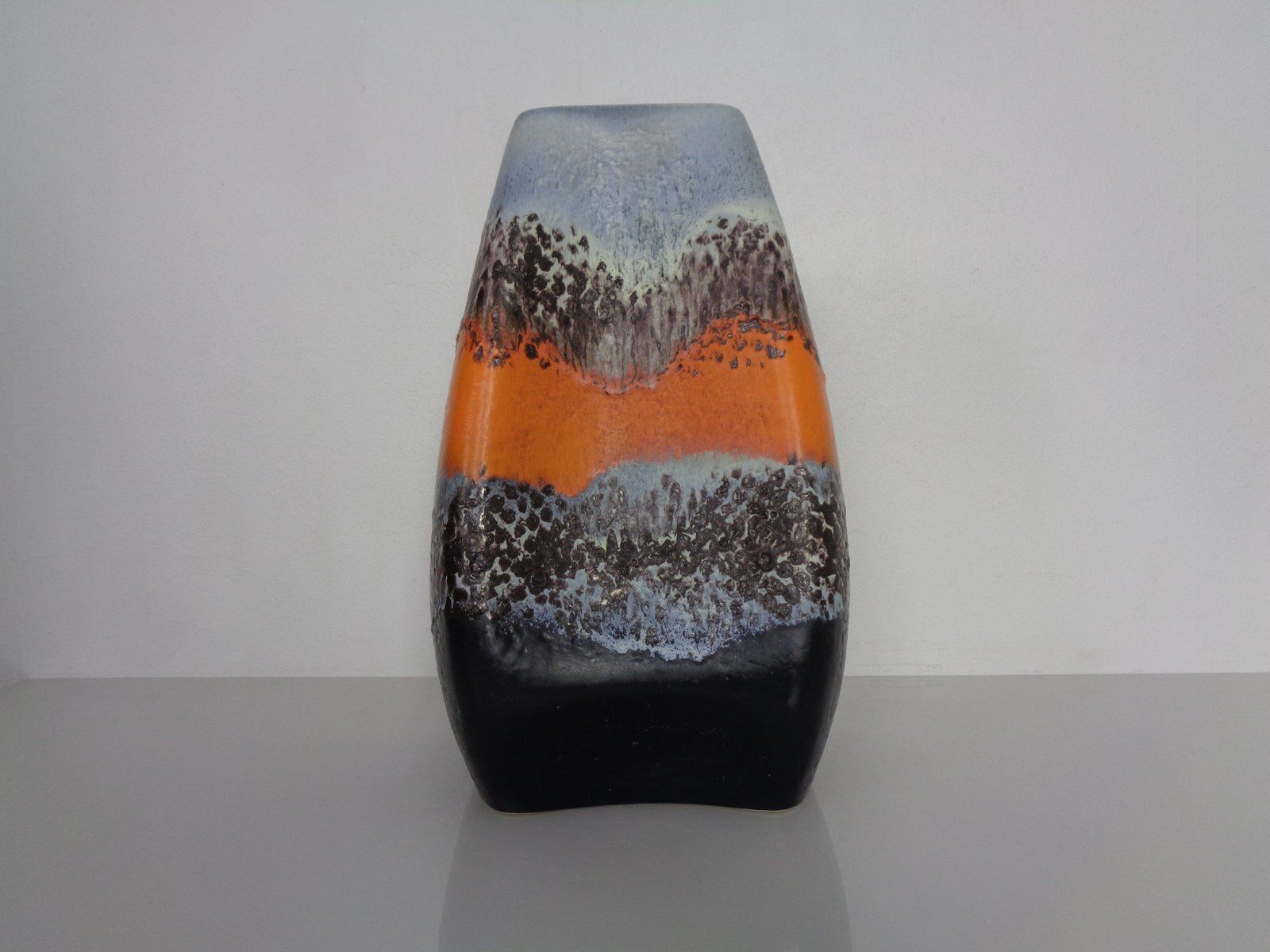 Large Relief 20/40 Ceramic Vase From Dümler & Breiden, Germany, 1970s photo Home Decor