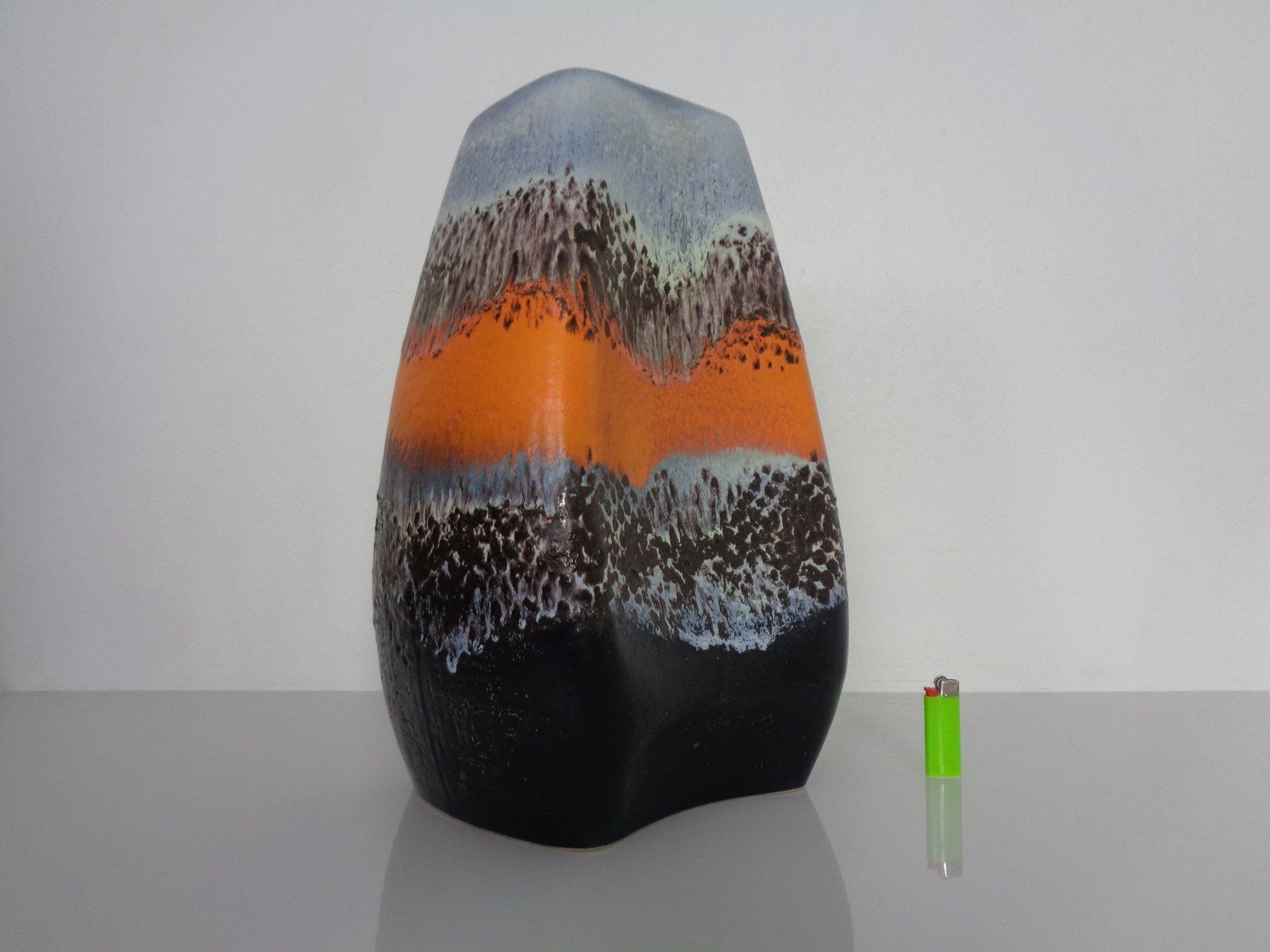 Large Relief 20/40 Ceramic Vase From Dümler & Breiden, Germany, 1970s photo 225.0