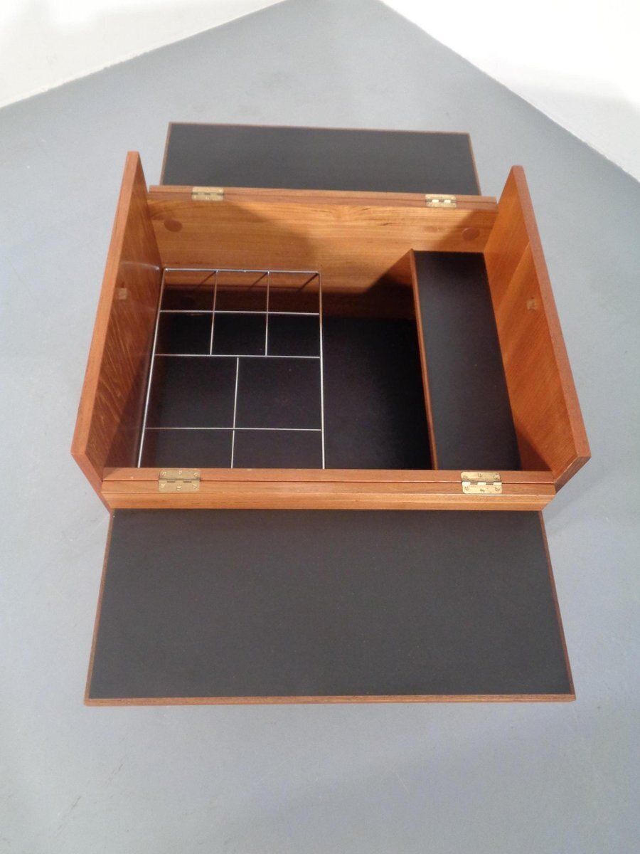 photo furniture Rollable Teak Bar From Randers Møbelfabrik, Denmark, 1960s
