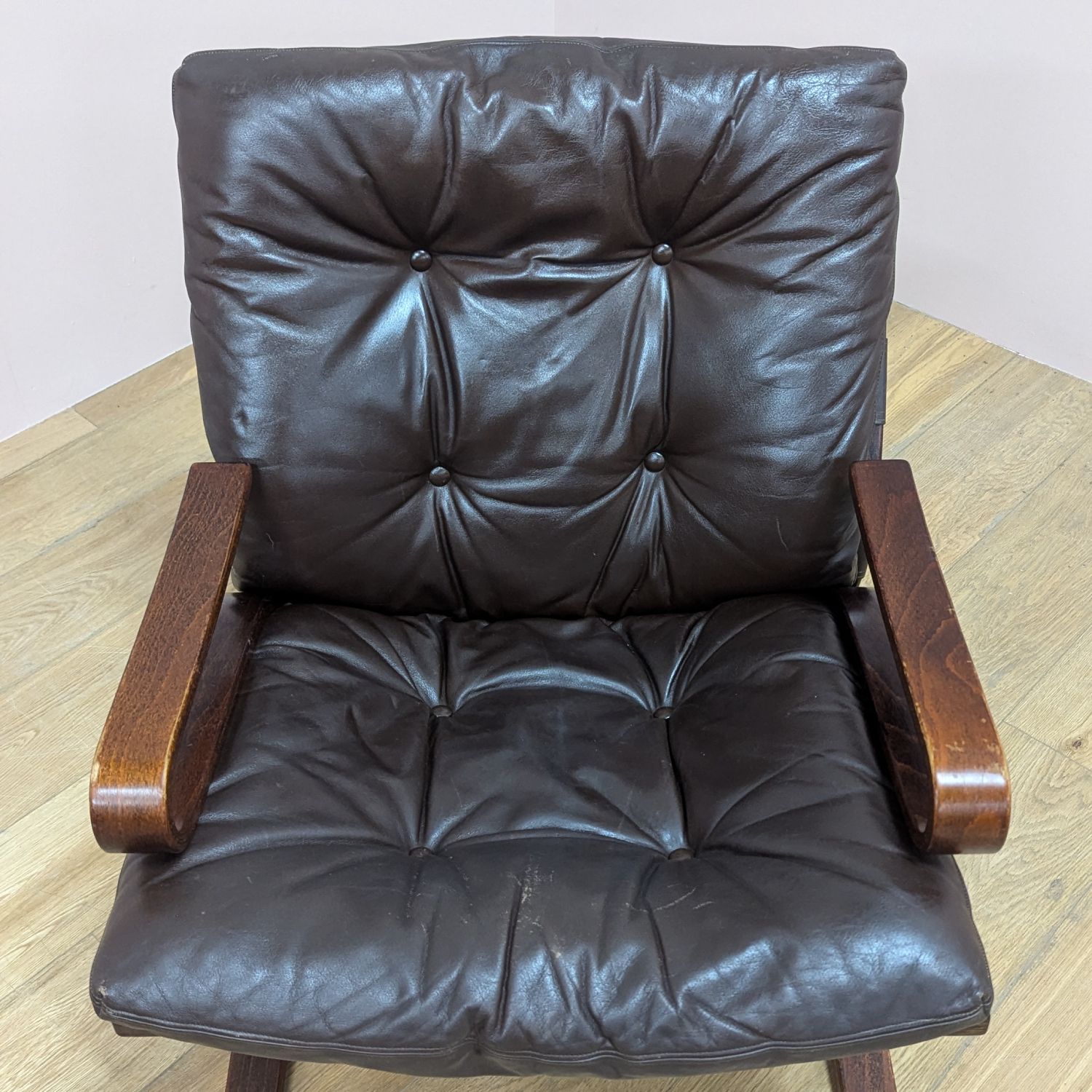 365.0 Midcentury Norwegian 1970’s Skyline Chair By Hove Mobler photo