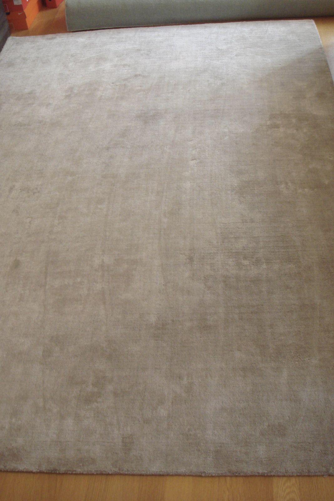 John Lewis Hand Made 100% Linen Rug In Putty 170 X 240 Cm photo furniture