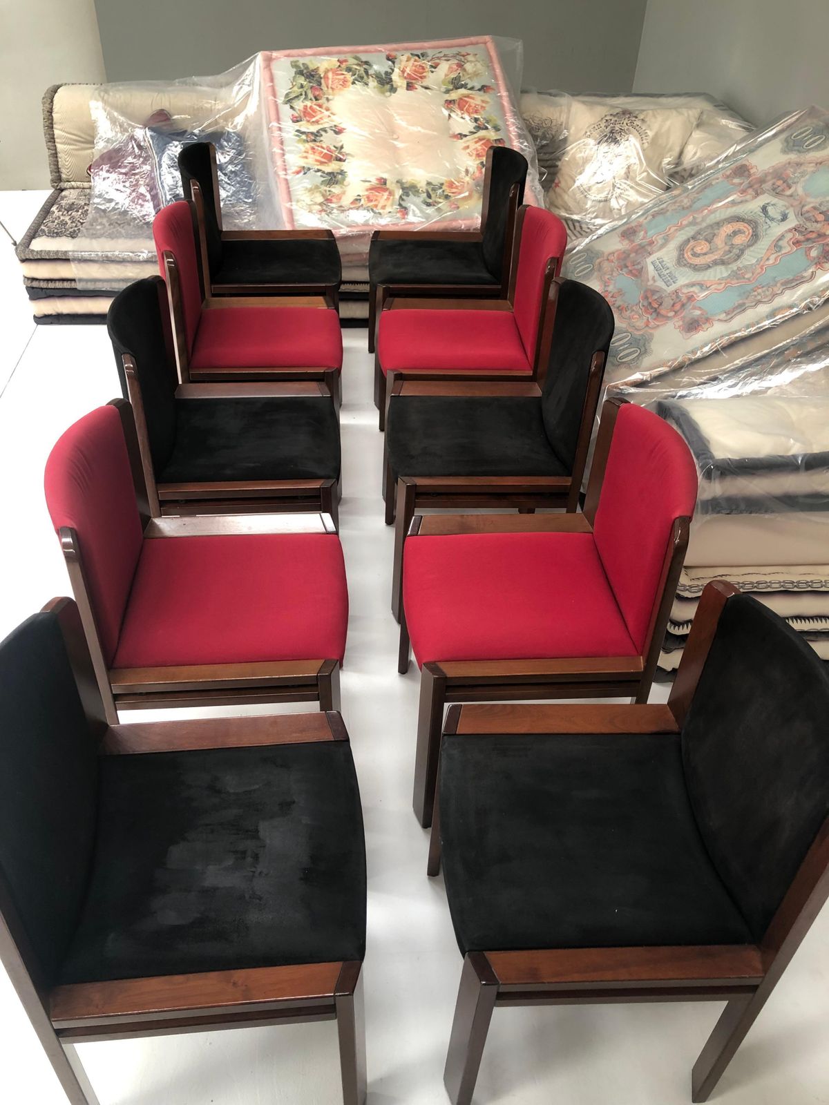 photo furniture 10x Joe Colombo 'Model 300' Dining Chairs For Pozzi, Italy   1965