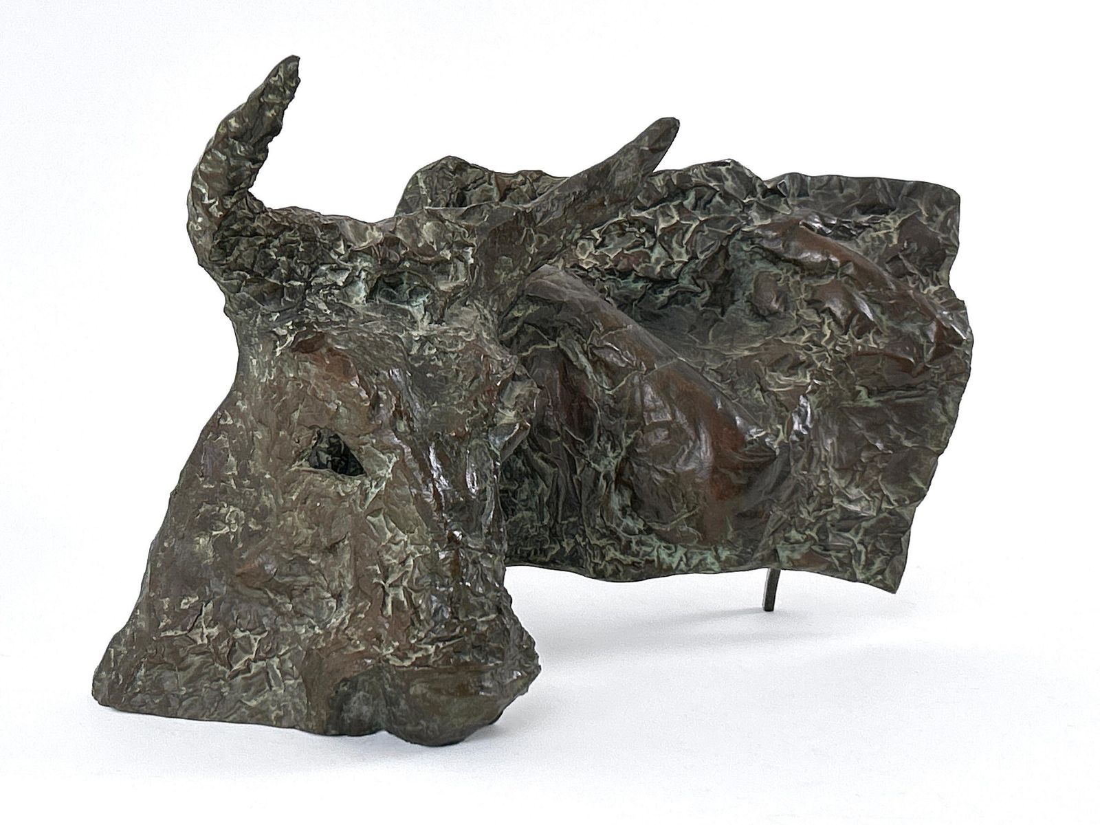 Expressionist Bronze Plastic Europa By Czech Artist Josef Klimes V/Xxv 1997 photo buy