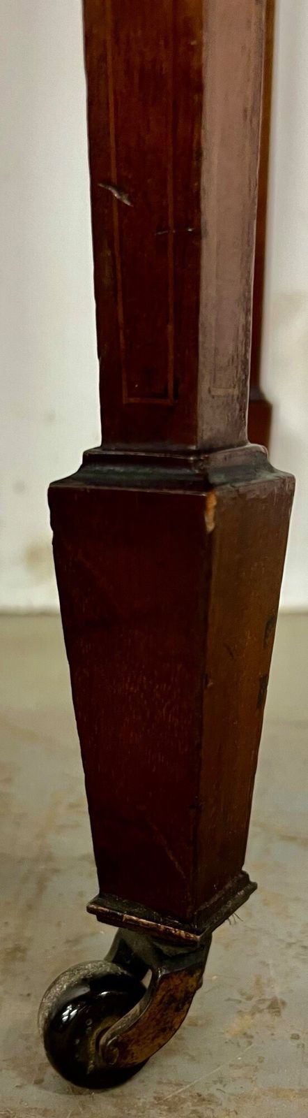 Attractive Sheraton Revival Inlaid Card Or Console Table photo vintage