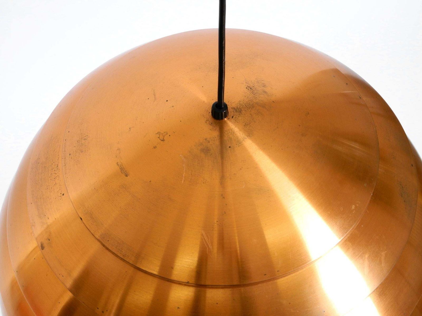 photo vinterior 1960s Copper Slat Pendant Lamp By Hans Agne Jakobsson For Markaryd Sweden