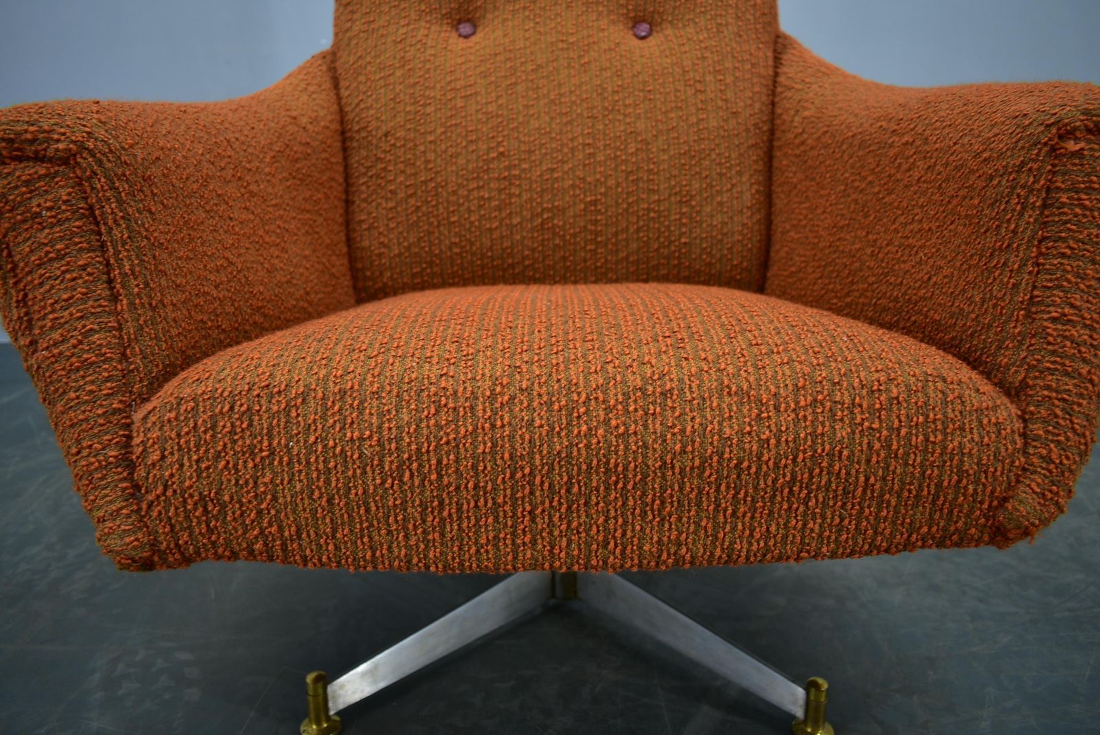 Mid Century Swivel Chair, Italian, 1969s photo Furniture