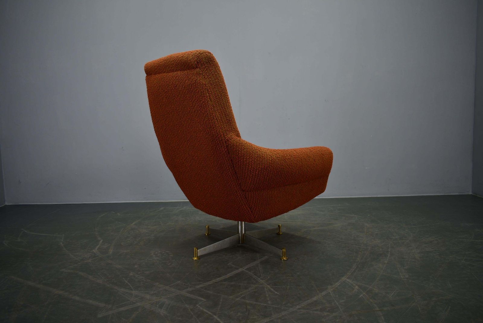 photo vintage Mid Century Swivel Chair, Italian, 1969s