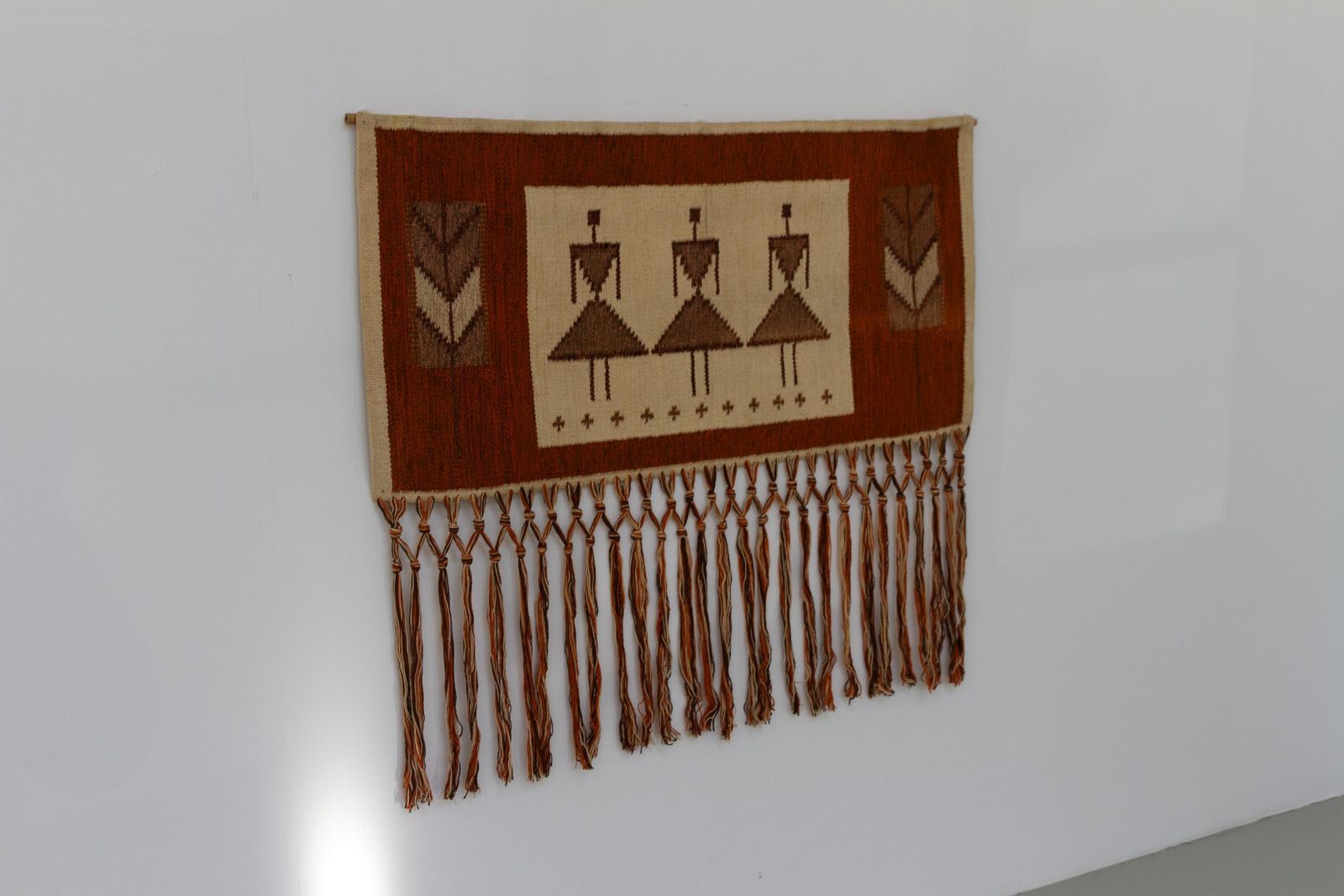 Vintage Hungarian Kelim Tapestry In Wool By éva Németh For Ziola, 1960s. photo for sale