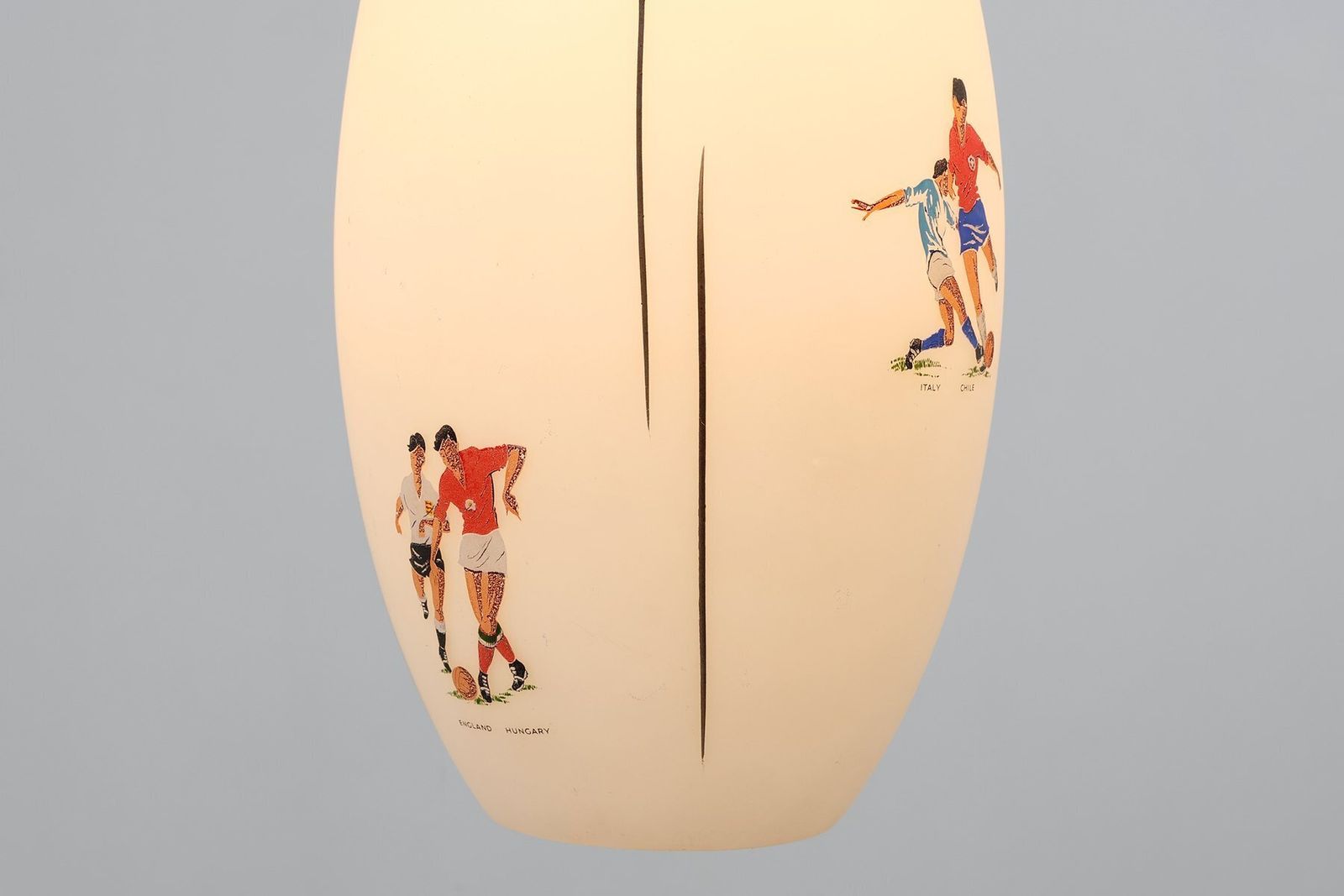 Collector's Pendant Lamp Commemorating The 1962 Fifa World Cup In Chile, United Kingdom, 1960s photo for sale