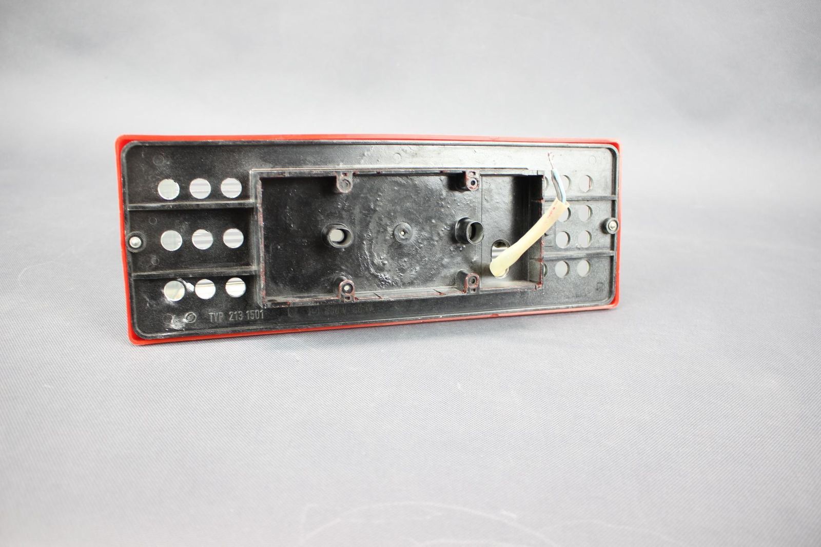 1970s Czechoslovak Space Age Wall Lamp With Red Plastic And Glass photo 318.0
