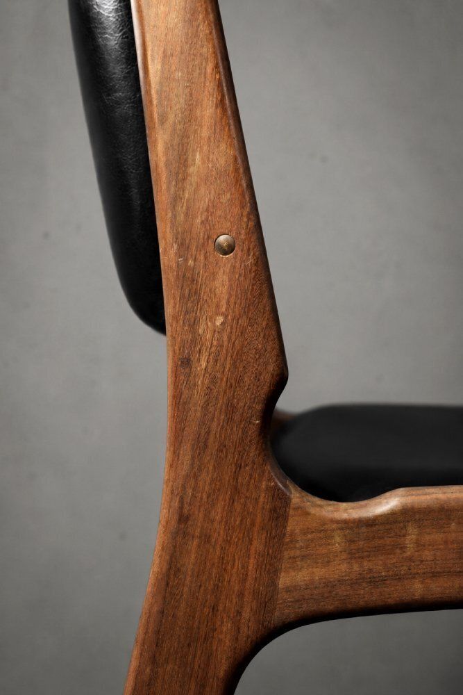 Mid-Century Modern Deense Teakhouten Fauteuil Model 89 van Erik Buch voor Anderstrup Møbelfabrik, ca. jaren 1950 photo vintage