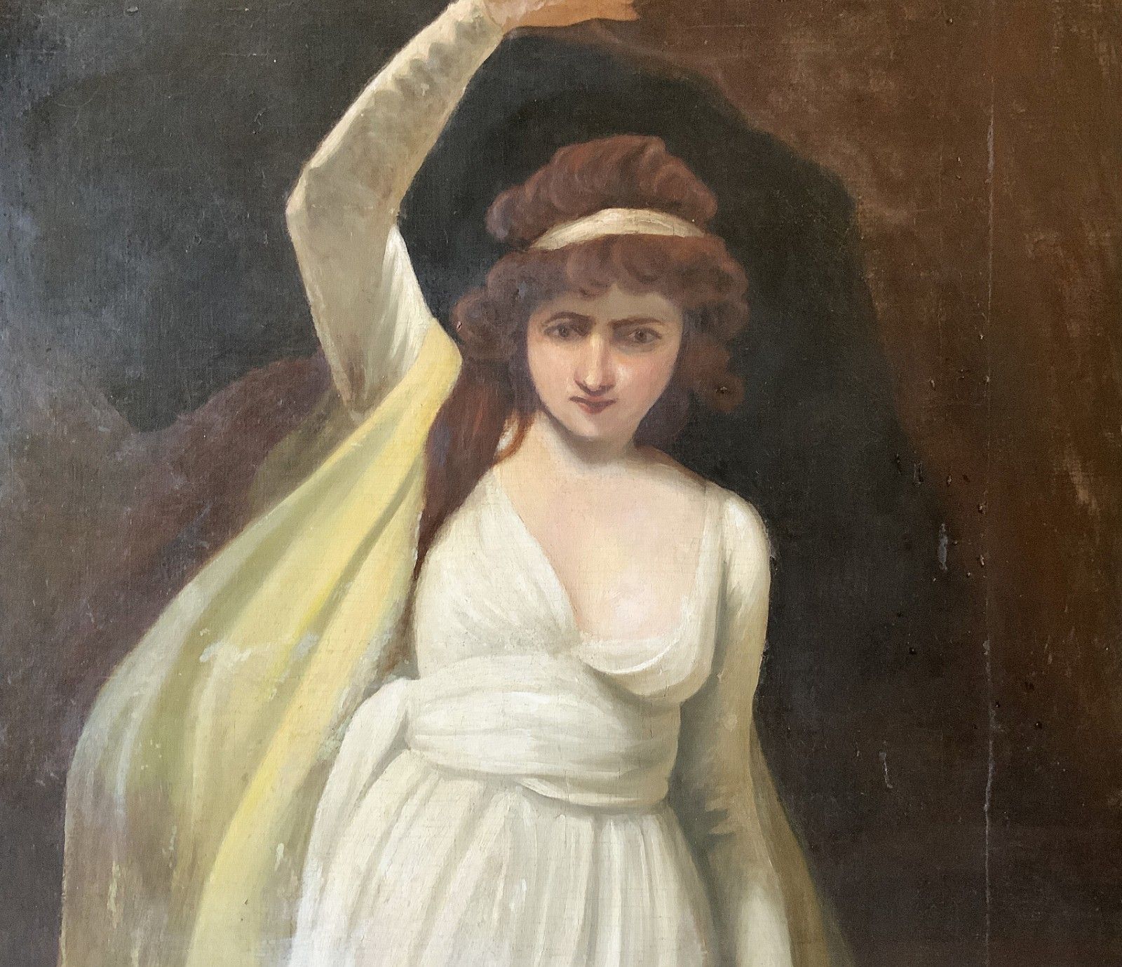 John Opie Ra (1761  1807) Huge Oil Portrait Painting *Exhibited Harvard Museum* photo buy