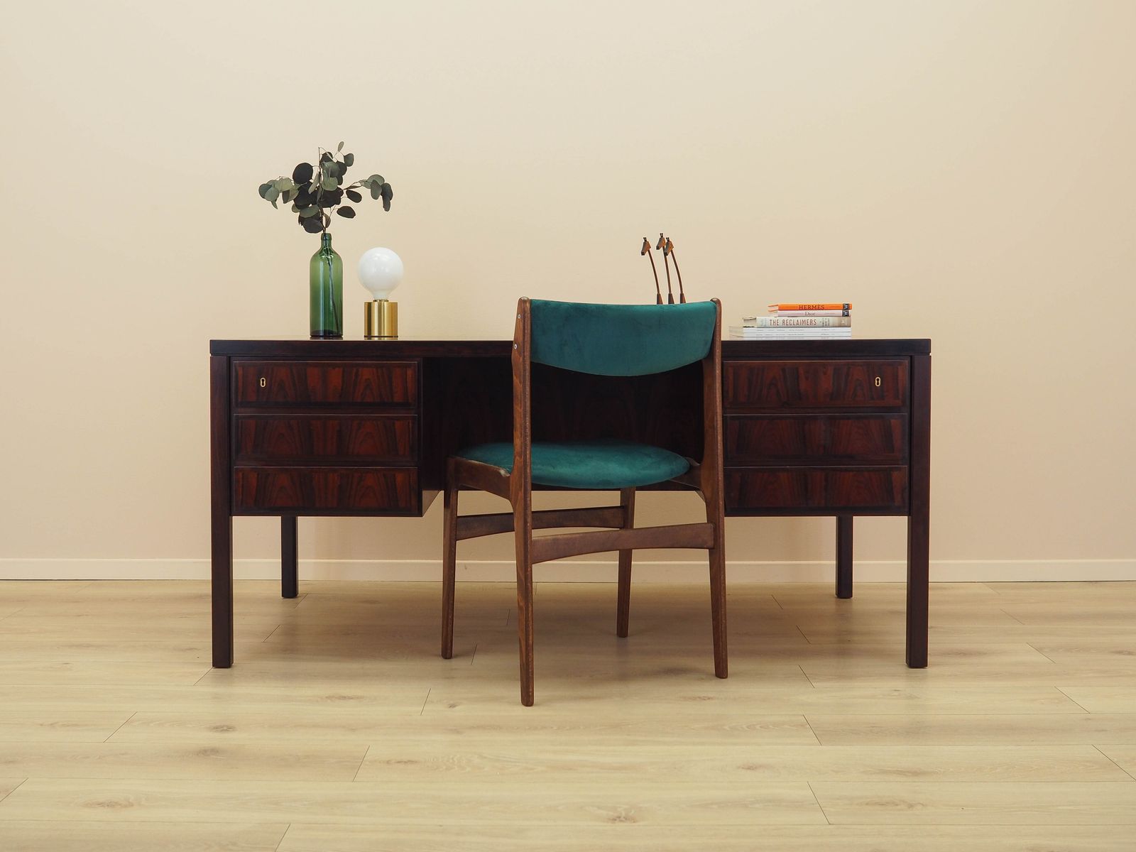Vintage Desk, Danish Design, 1970s, Manufactured By Omann Jun photo furniture