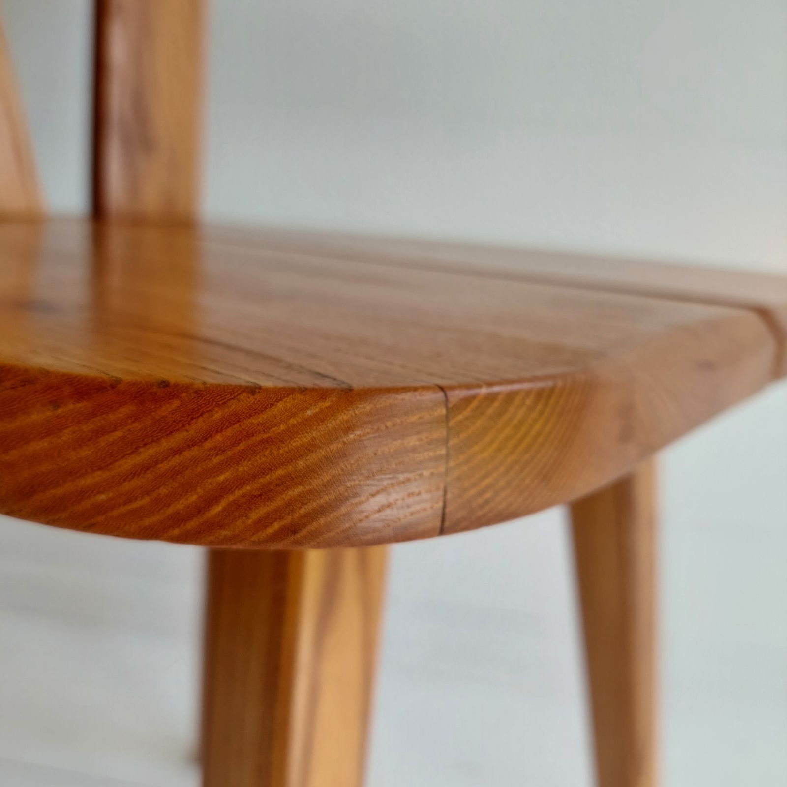photo for sale Mid Century Zydel Pine Dining Chair Vintage Accent Chair By ład  Poland 40s