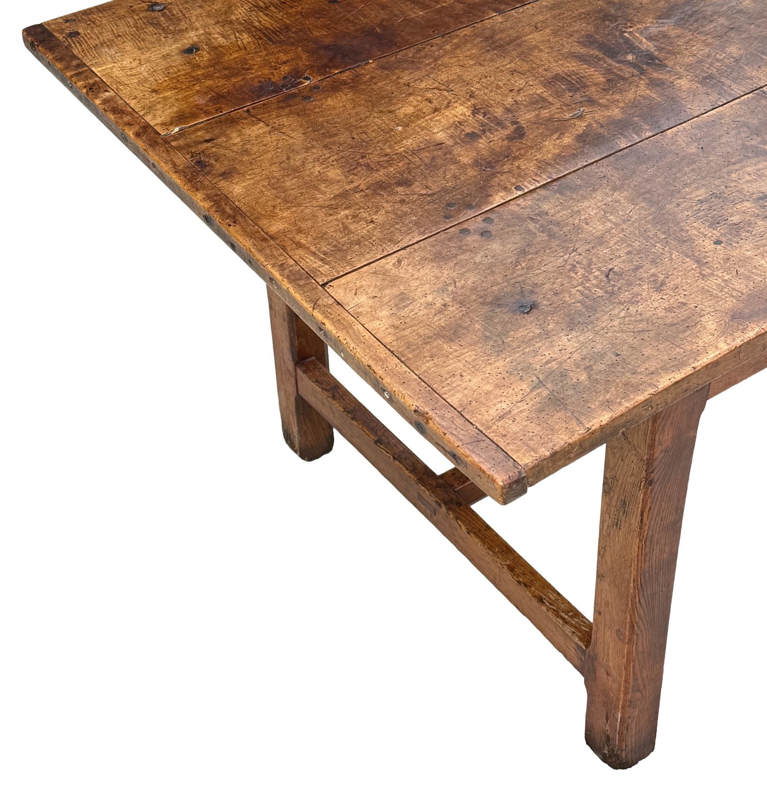 Large English 18th Century Farmhouse Kitchen Dining Table (England, Circa 1760) photo vinterior