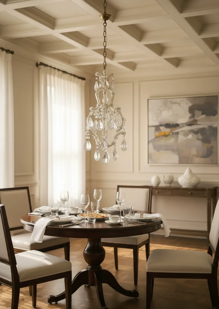 Vintage Maria Theresa Crystal Chandelier, 1950s photo furniture
