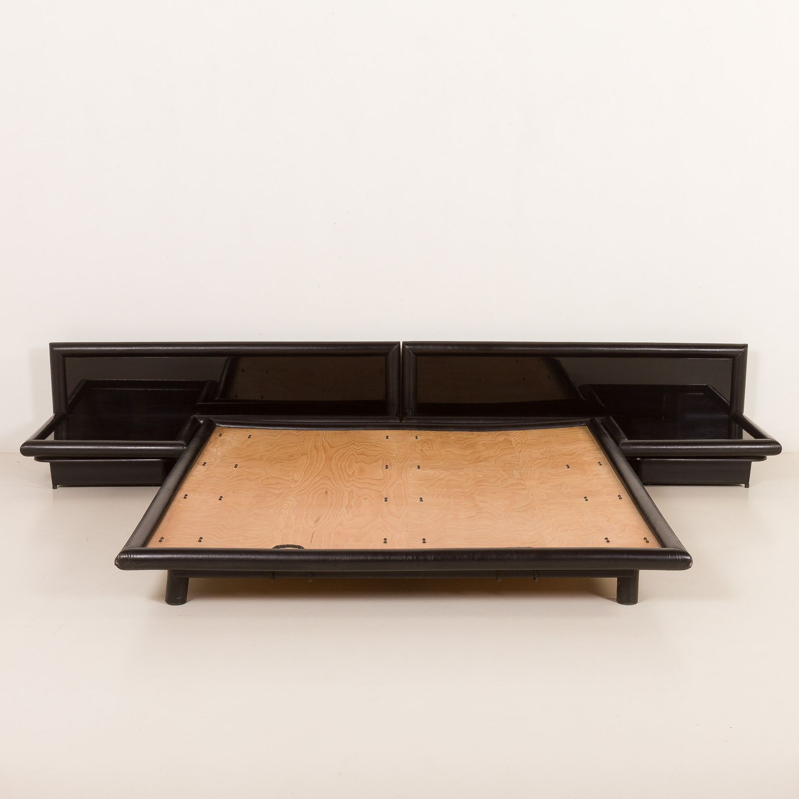 Morna Bed With Bedside Tables By Afra & Tobia Scarpa For Molteni, 1970s photo furniture