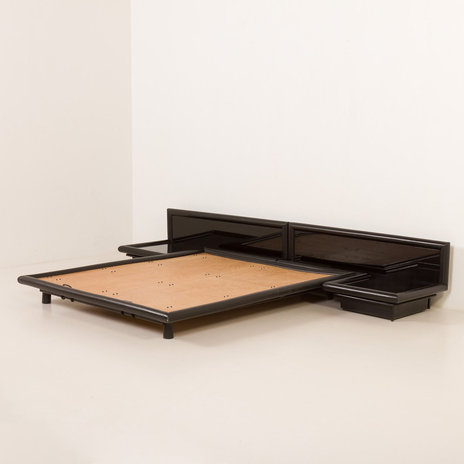Morna Bed With Bedside Tables By Afra & Tobia Scarpa For Molteni, 1970s photo Furniture