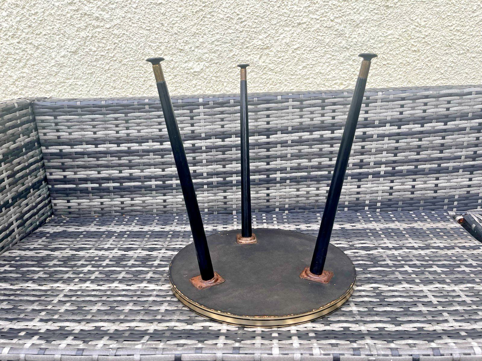 photo vintage Mid Century Dansette Retro Faux Wood Laminated Occasional Coffee Side Table 60's