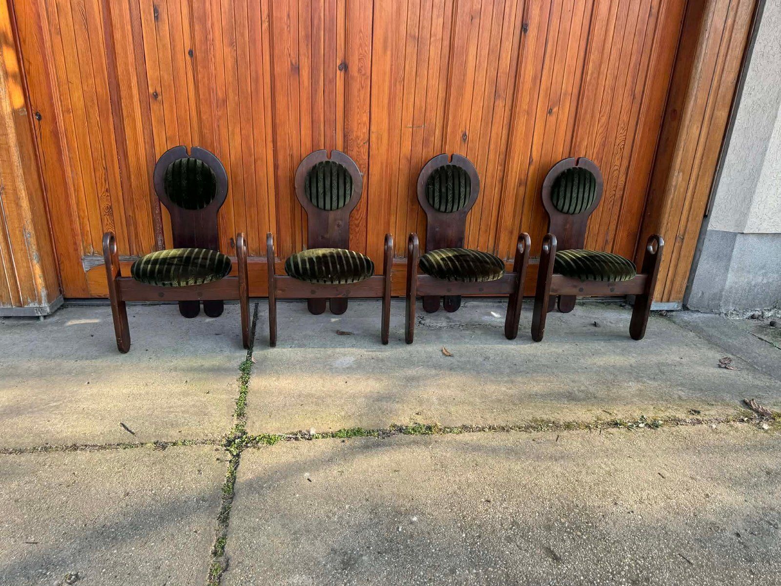 Mid-Century eetkamerstoelen van Szedleczky Mária, jaren 1960, set van 4 photo vinterior