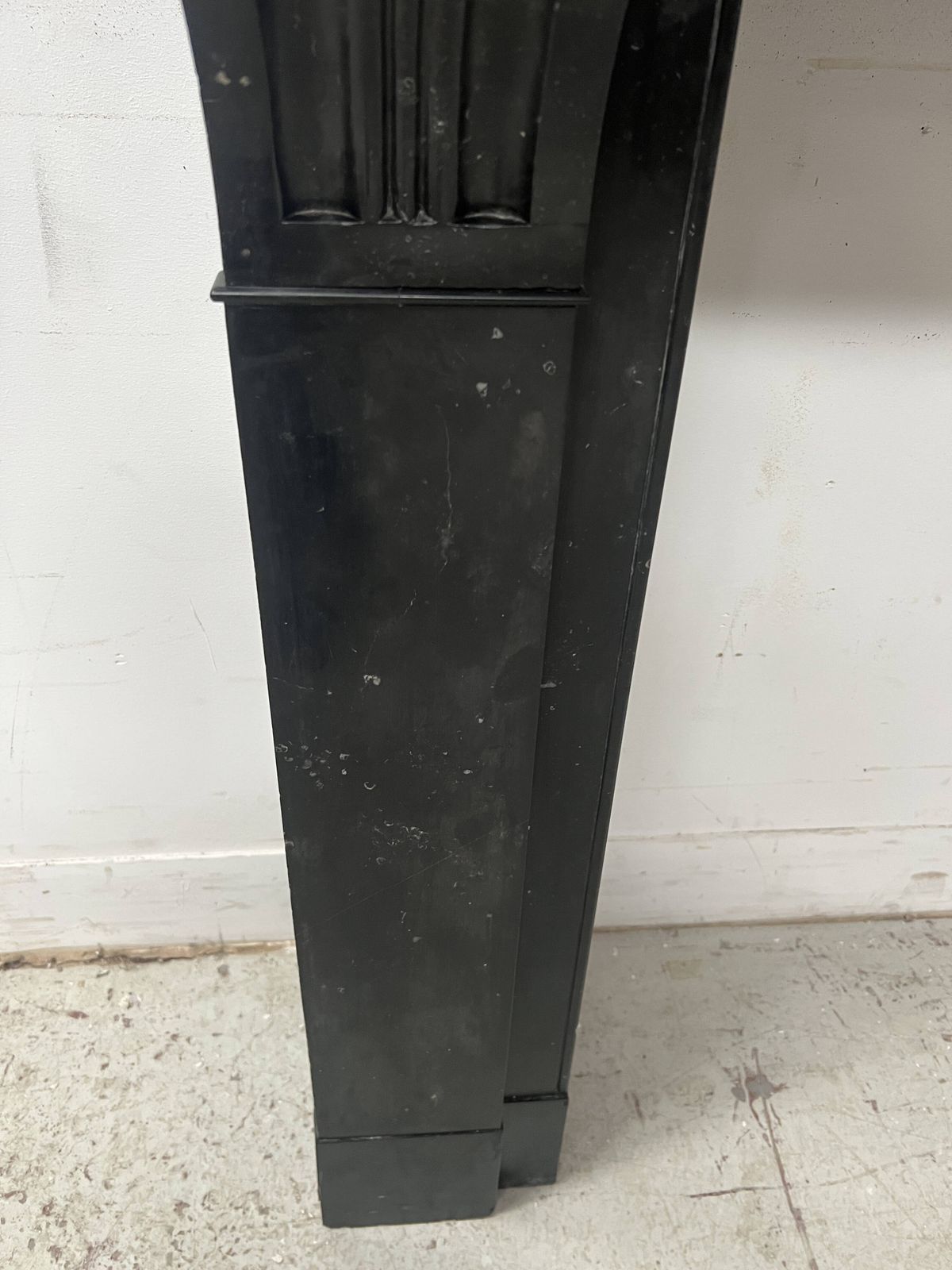 Napoleon III Period Fireplace With A Black Marble Corbel. 19th Century. photo Home Fixtures