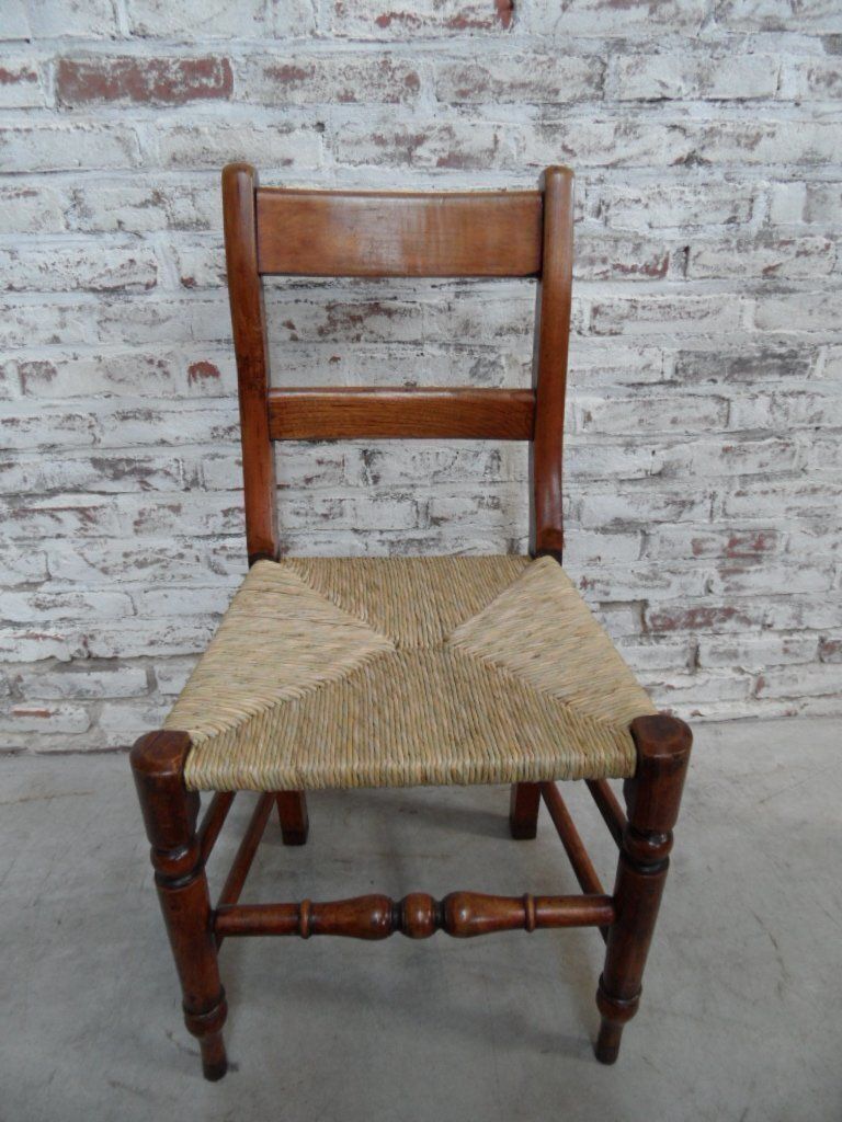 Antique French Campaign Chairs, Set Of 4