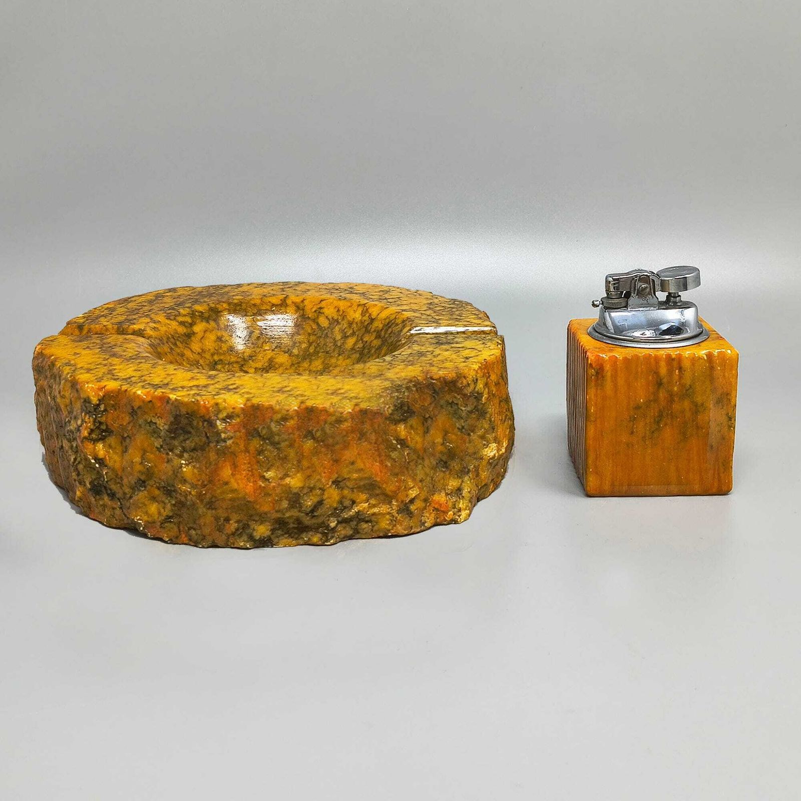 Mid-Century Modern Italiaans alabasten rookset, jaren 1960, door Romano Bianchi photo for sale