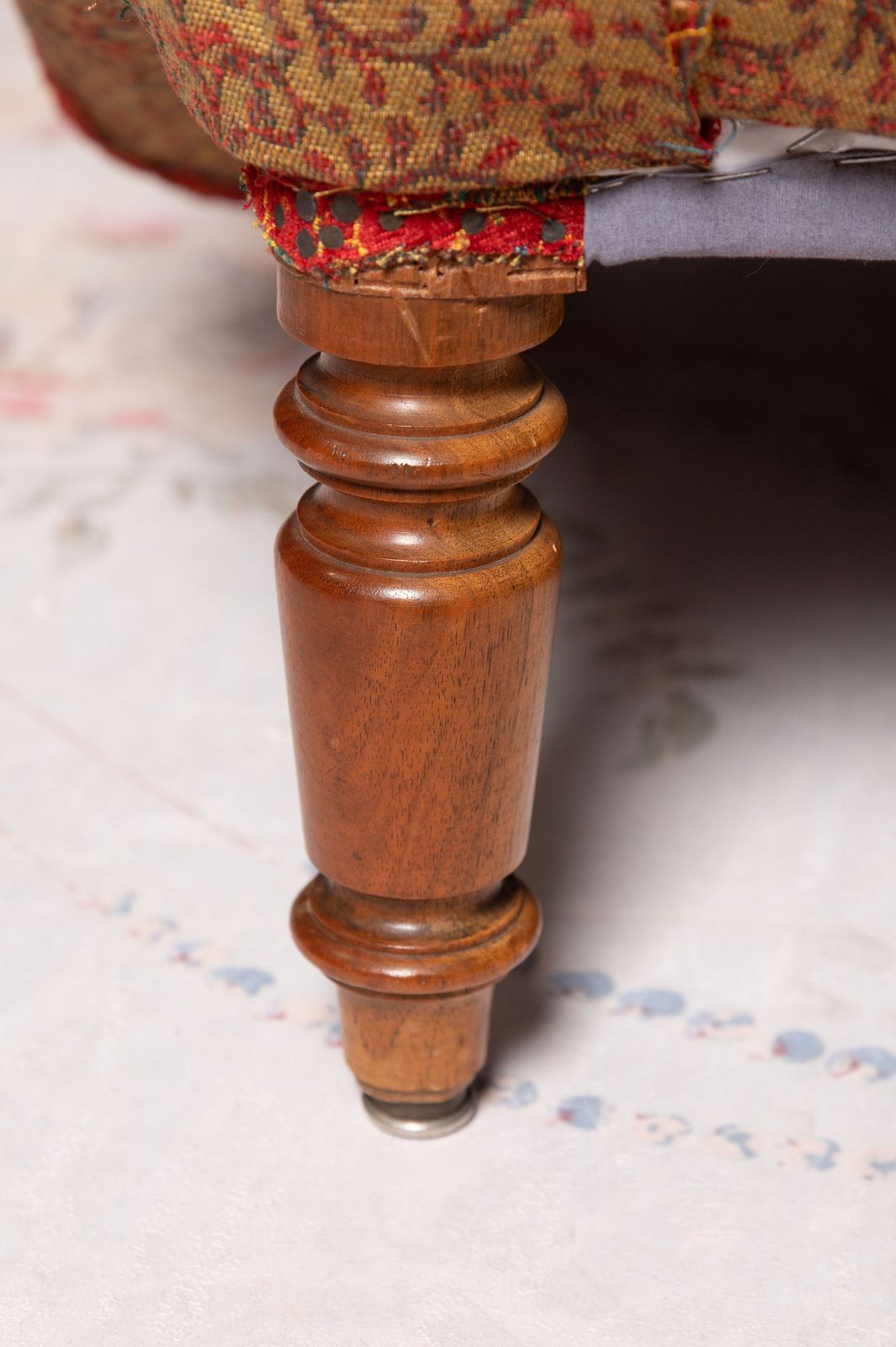 Antique French Pair Of Chairs For Upholstery photo for sale