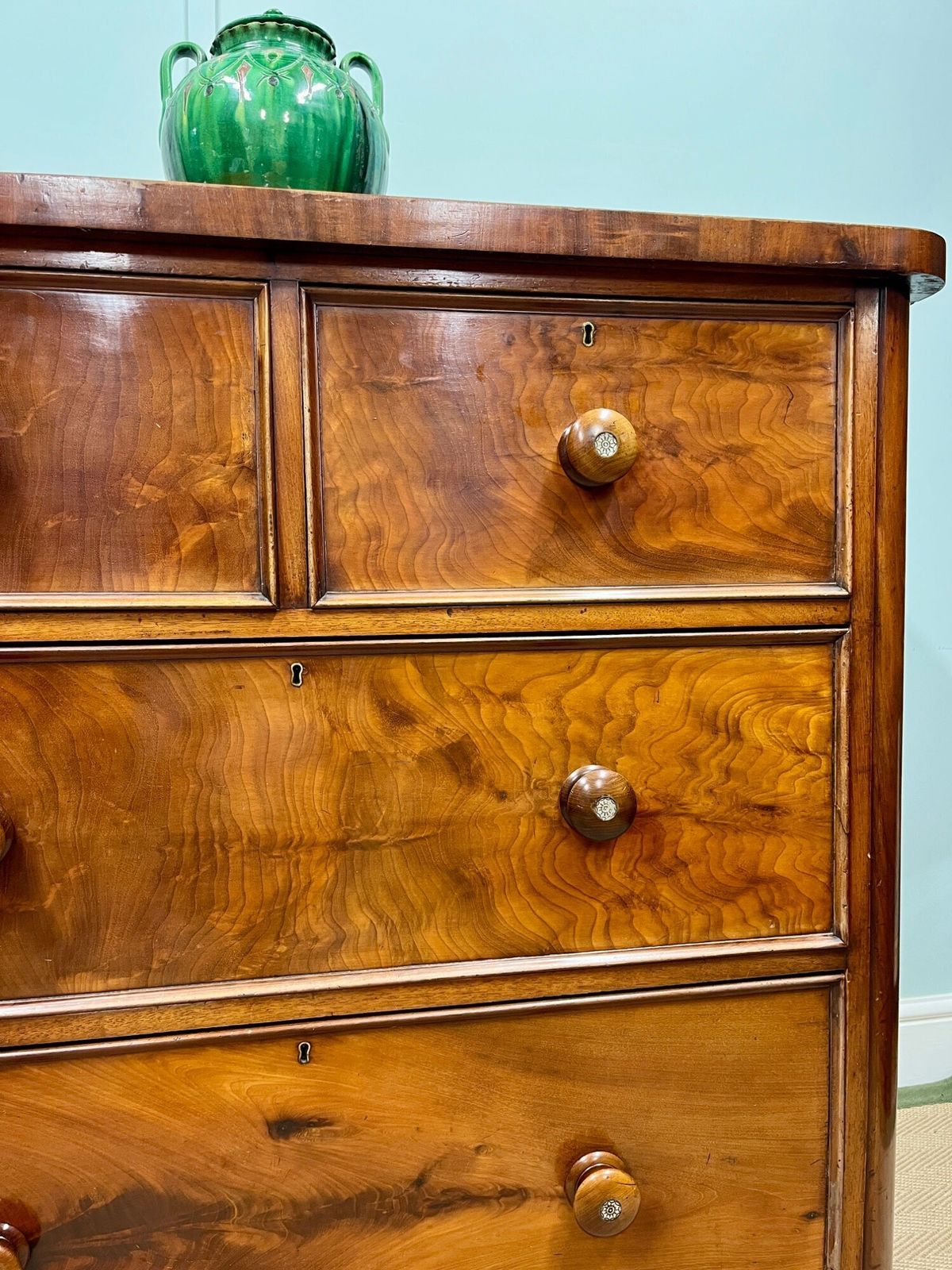 19th Century Mahogany Chest Of Drawers photo 675.0