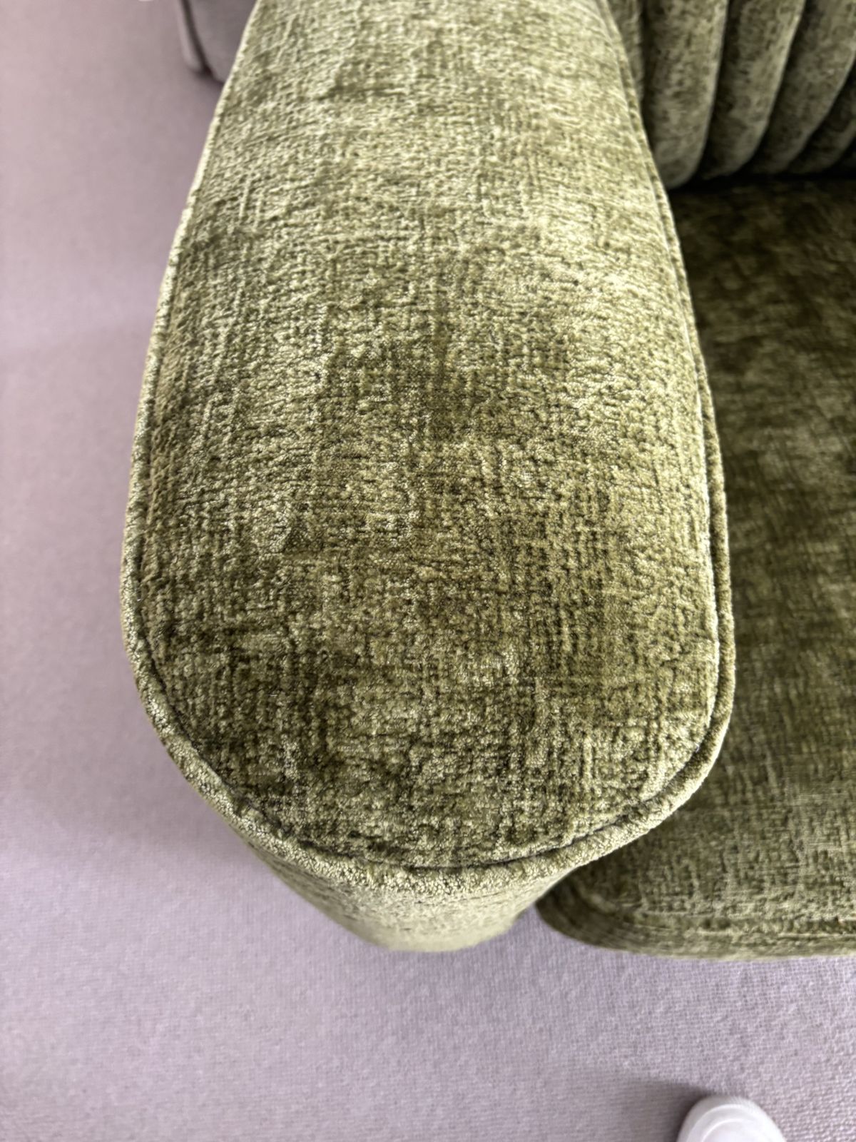 Matching Pair Art Deco Style Deep Armchairs In Forest Green Velvet photo buy