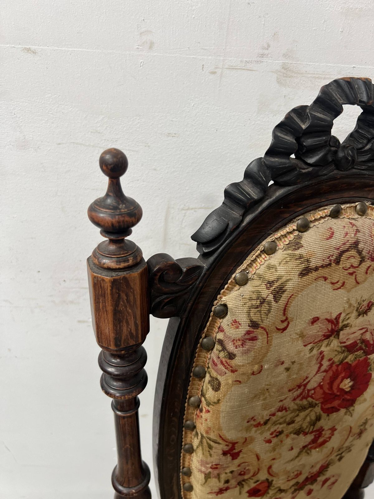 Napoleon III Period Chair/Lounge Chair In Solid Wood photo vinterior
