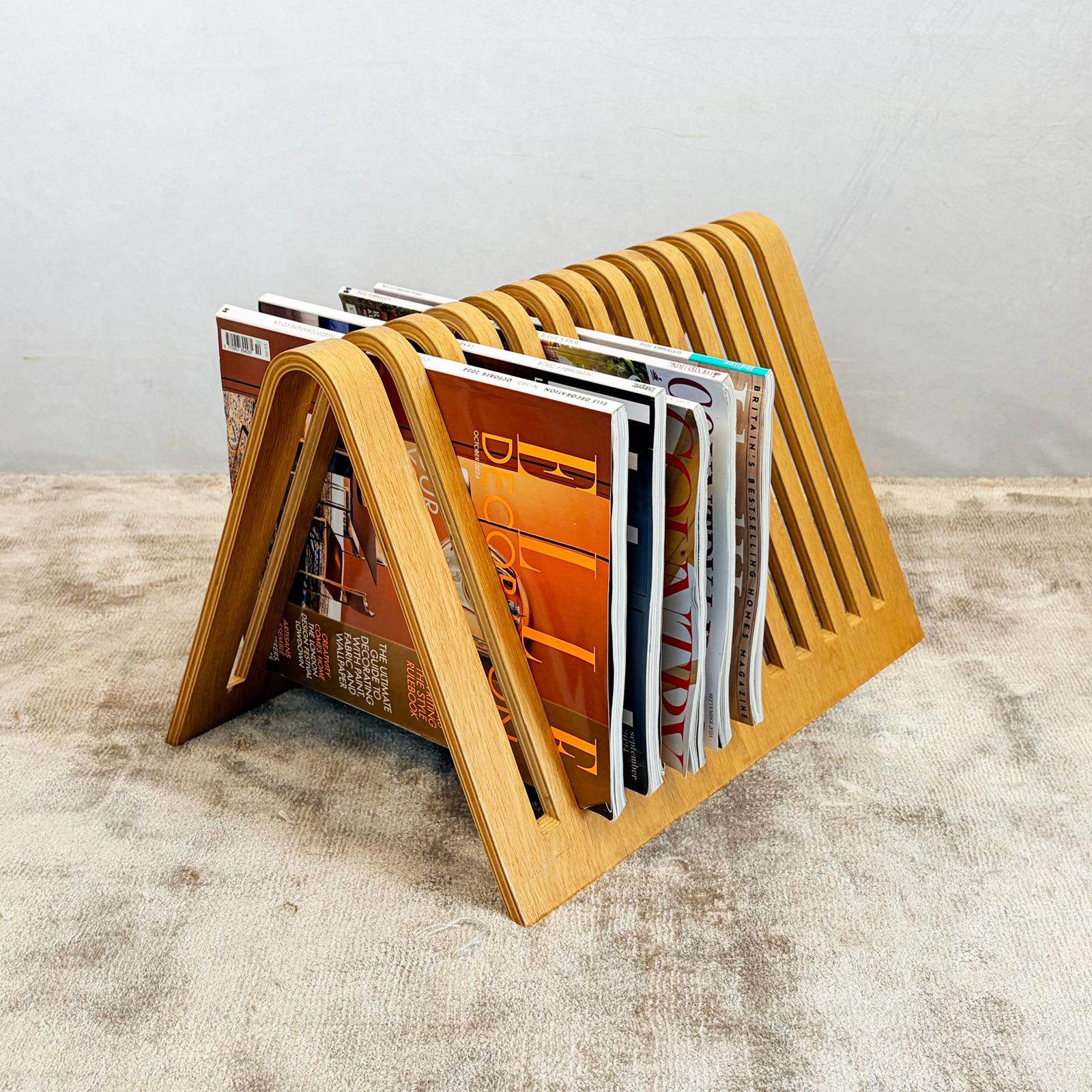 Habitat Bent Plywood Magazine Rack
