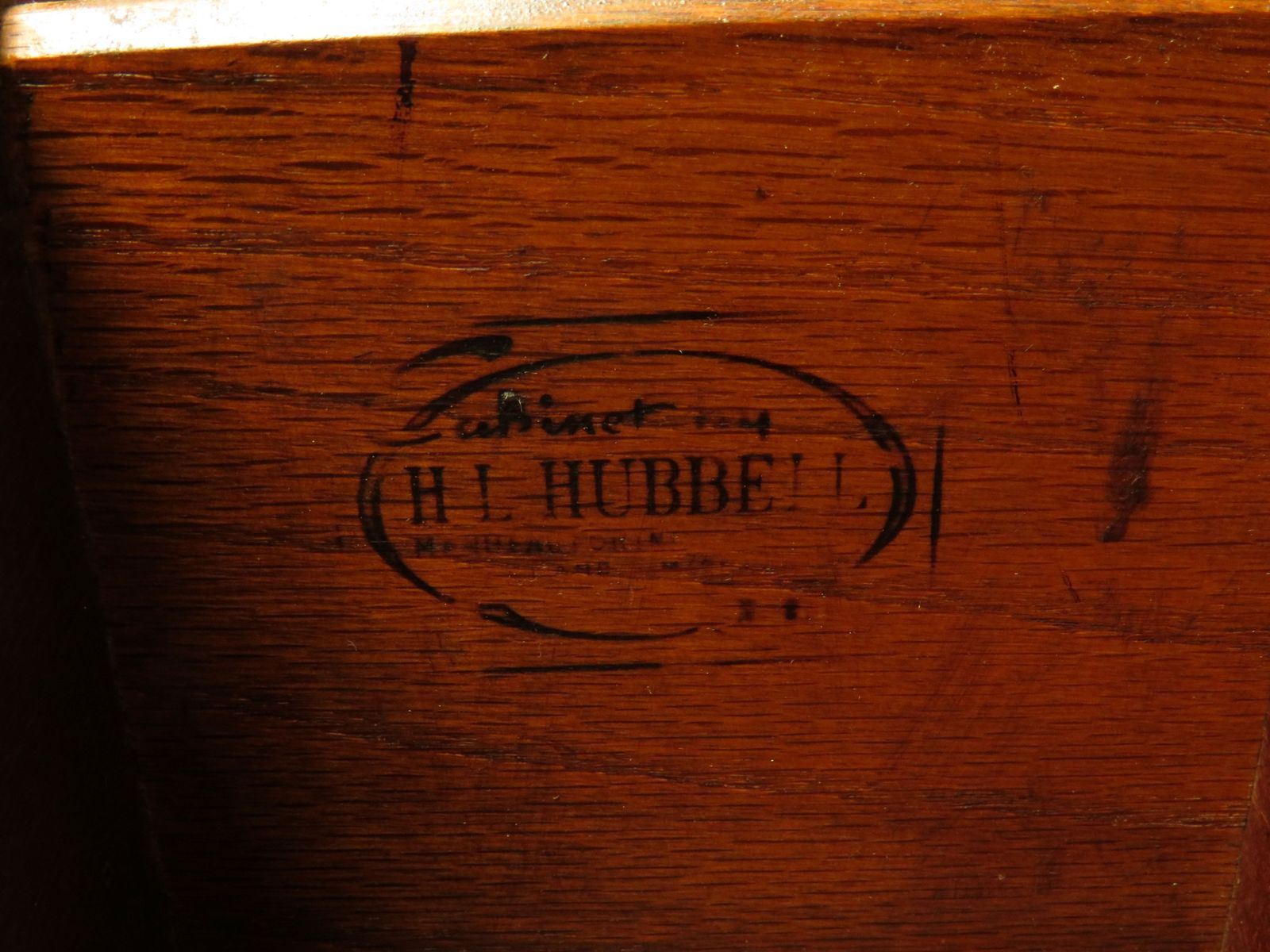Furniture Mid Century Modern Desk By H.L.Hubbell Of Michigan photo