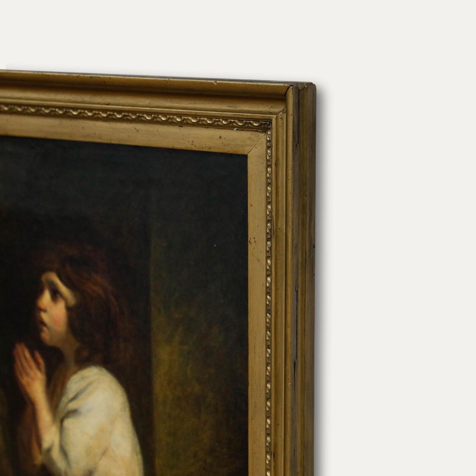 After Sir Joshua Reynolds (1723 1792) Late 19th Century Oil, The Infant Samuel photo vinterior